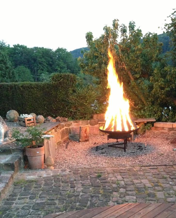 Burg Freienstein Blick 4 Sterne Mit Sauna Gammelsbach Ngoại thất bức ảnh