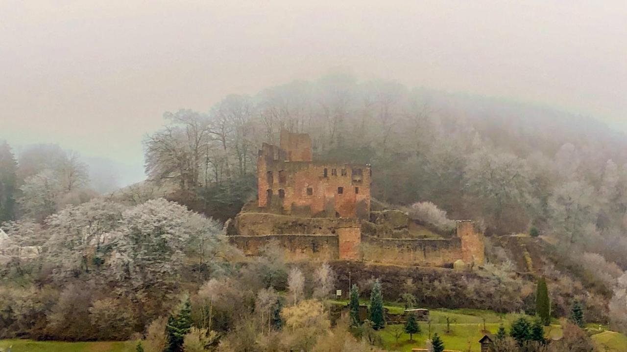 Burg Freienstein Blick 4 Sterne Mit Sauna Gammelsbach Ngoại thất bức ảnh
